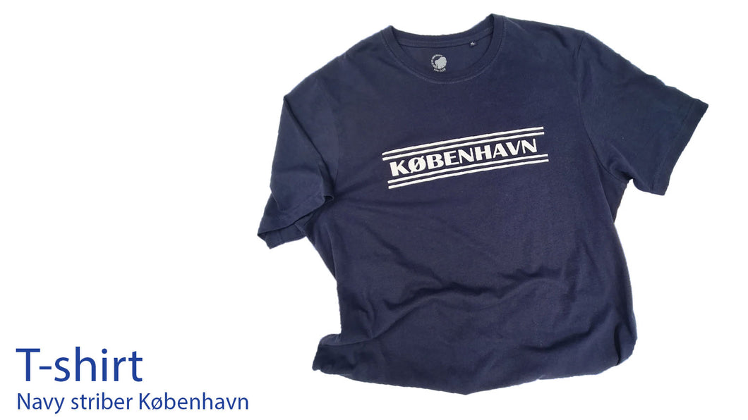 T-shirt Striber København Navy