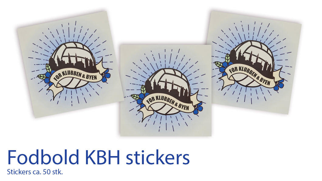 Fodbold KBH stickers