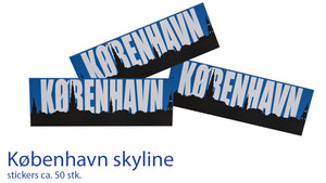 Købehavn skyline stickers