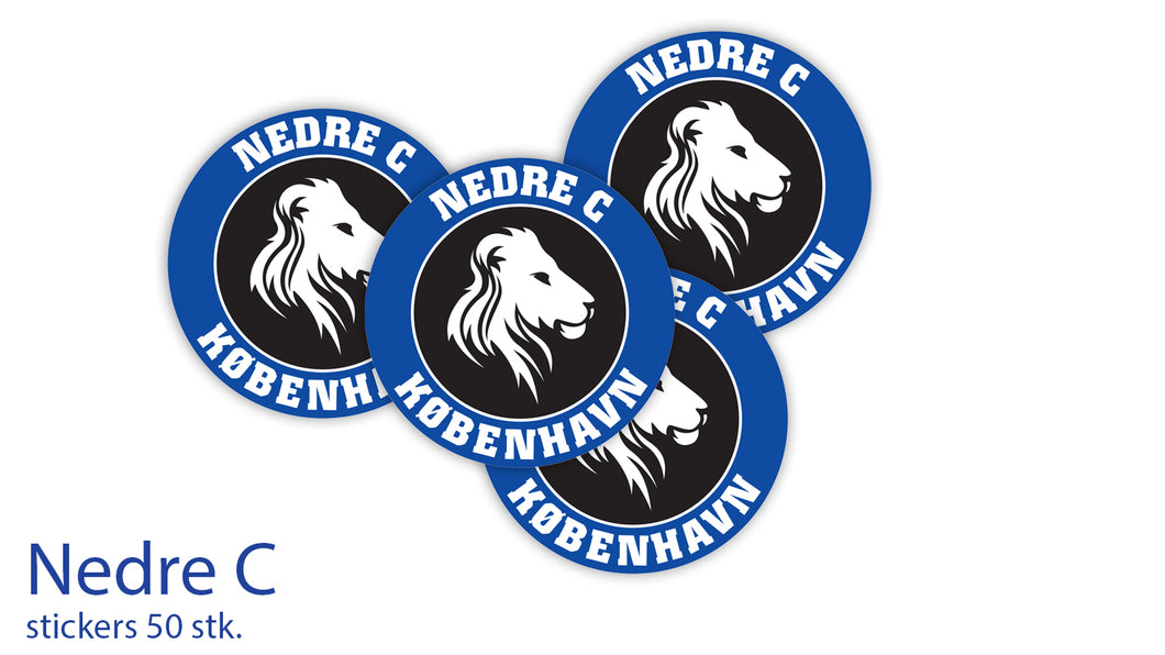 Nedre C stickers